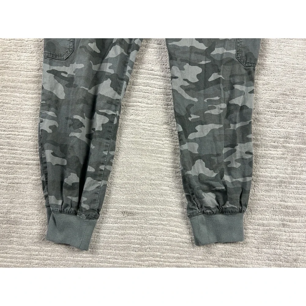 Gap Camouflage Joggers Womens Large‎ Pull On Elastic Waist Cargo - Picture 3 of 16